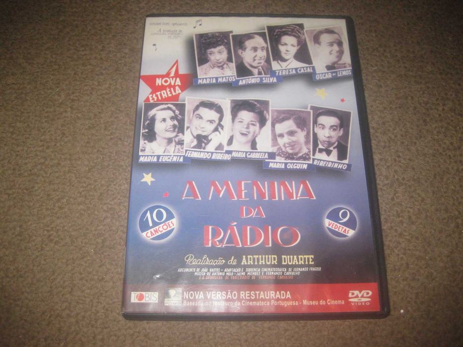 DVD "A Menina da Rádio" com Maria Eugénia