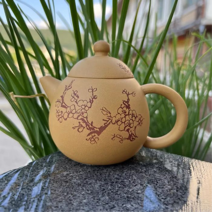 Ісинський чайник Яйце Дракона Long Dan квітуча гілка 230 мл