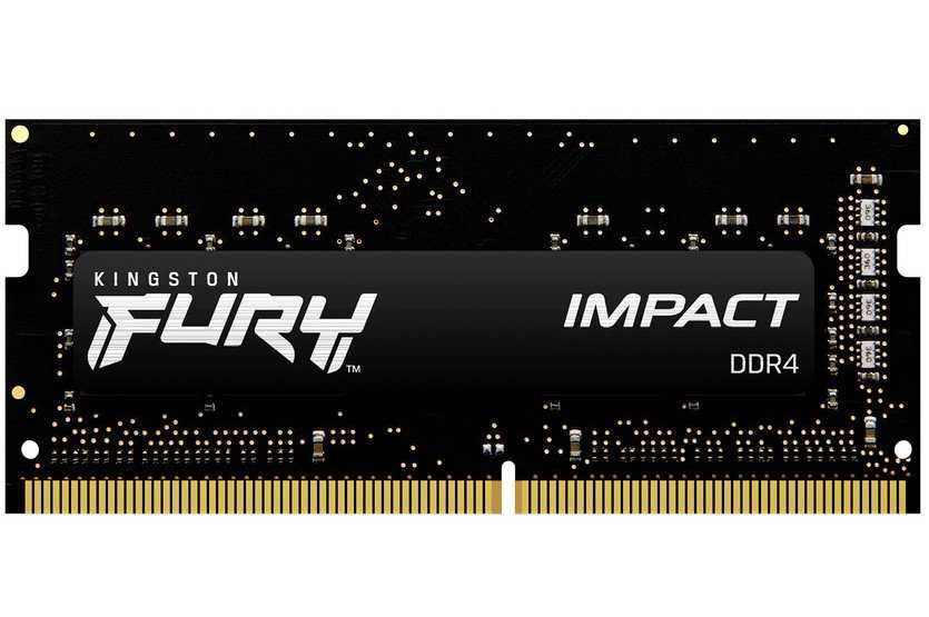 ОЗП Kingston SODIMM DDR4 8GB 2666Mhz FURY Impact Black (KF432S20IB/8)