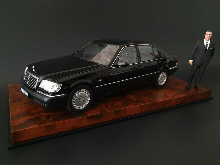1/18 Norev Mercedes Benz S600 S-Class W140 (obsidian black) 1997