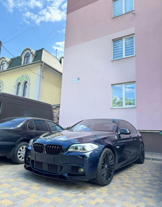 Губа , сплитер переднего бампера BMW 5 f10