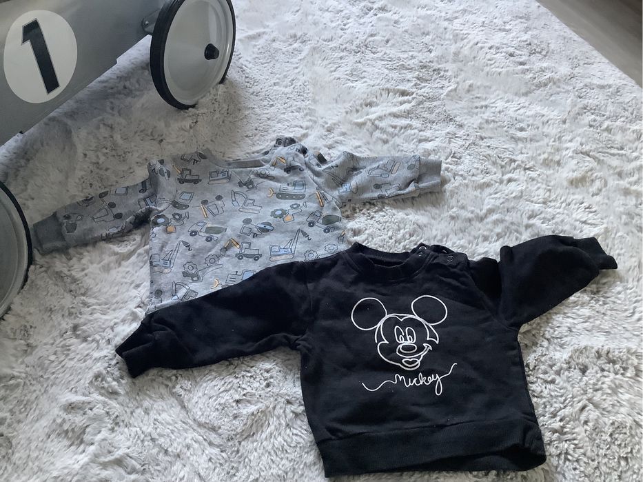 Bluzy niemowlęce w rozmiarze 68