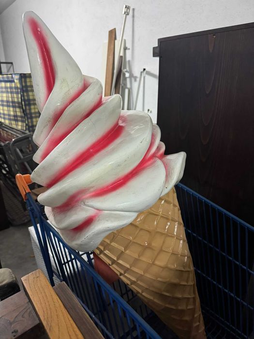 Cone Gelado publicitário gigante decorativo