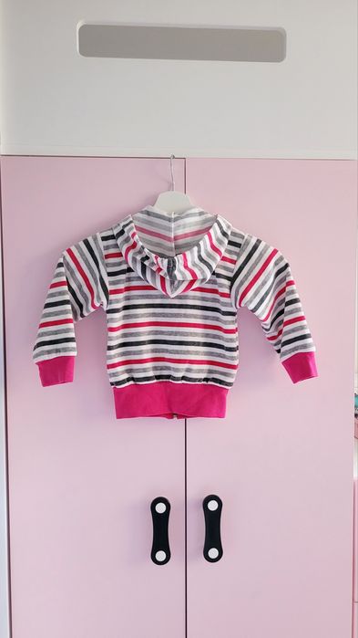 Nowa bluza 110 dziewczęca dla dziewczynki z kapturem