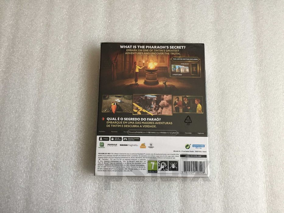 Tintin reporter Cigars of the Pharaoh Limited Edition PS5