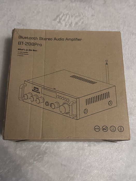 Wzmacniacz mocy cyfrowy BT-298 PRO z Bluetooth z pilotem
