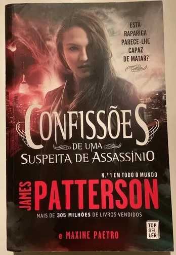 Confissões de uma suspeita de assassínio James Patterson como novo
