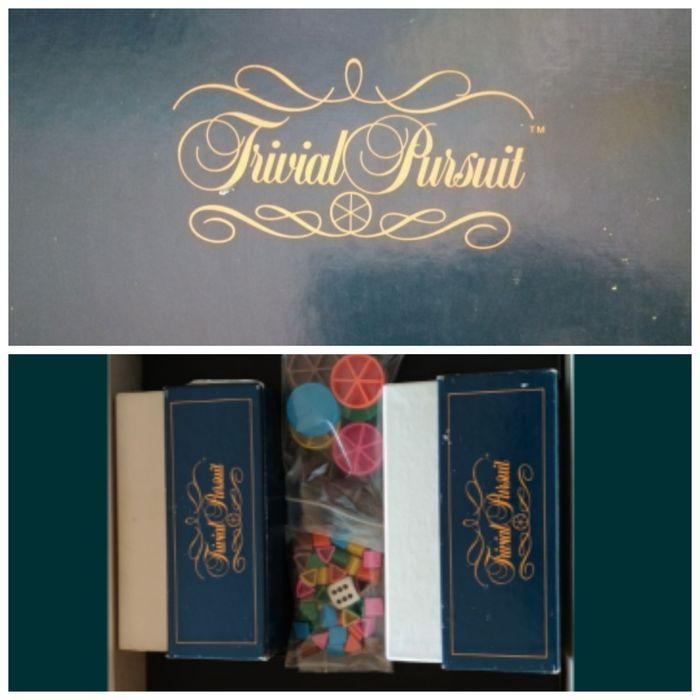 Jogo de mesa, trivial pursuit, edição Genus, jogo completo/anos 90