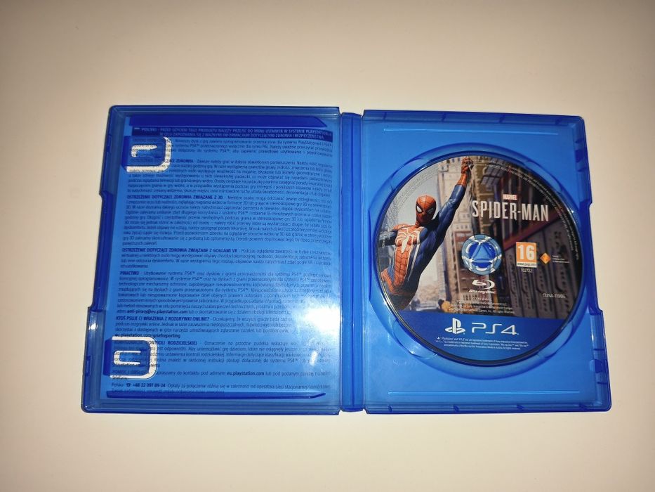 Gra Ps4 Spider-Man Marvel PL gry PlayStation 4 Spiderman Crash Spyro