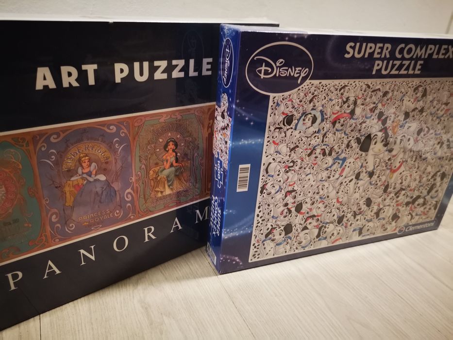 2 puzzles novos de 1000 peças