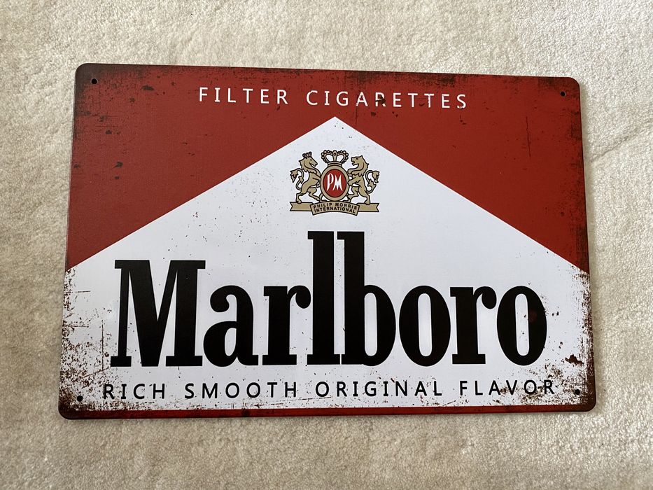 Ultimas • MARLBORO - Placa metalica decorativa (nova)