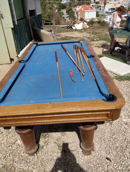 Snooker tacos e bolas