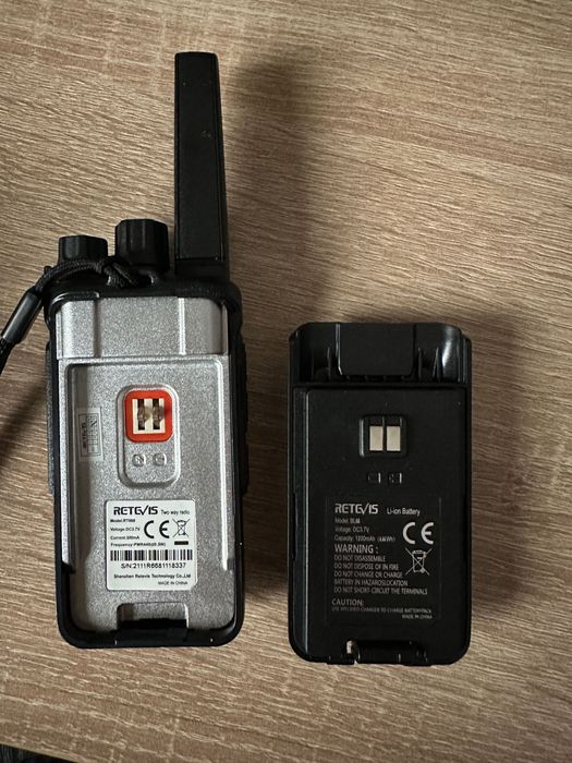 Набір рацій Retevis rt668 із зарядною підстанцією