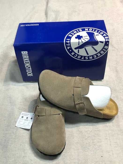 Birkenstock Boston beżowe r.42