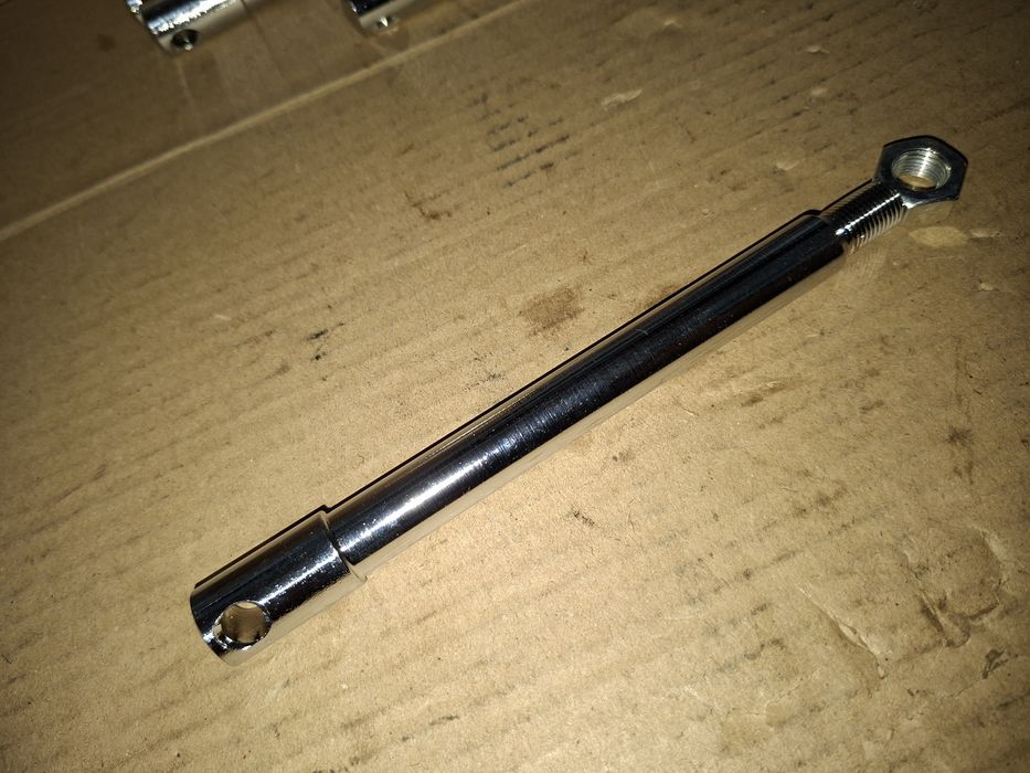 Nowa chromowana oś kola przod wsk 125,175,jawa 175,350