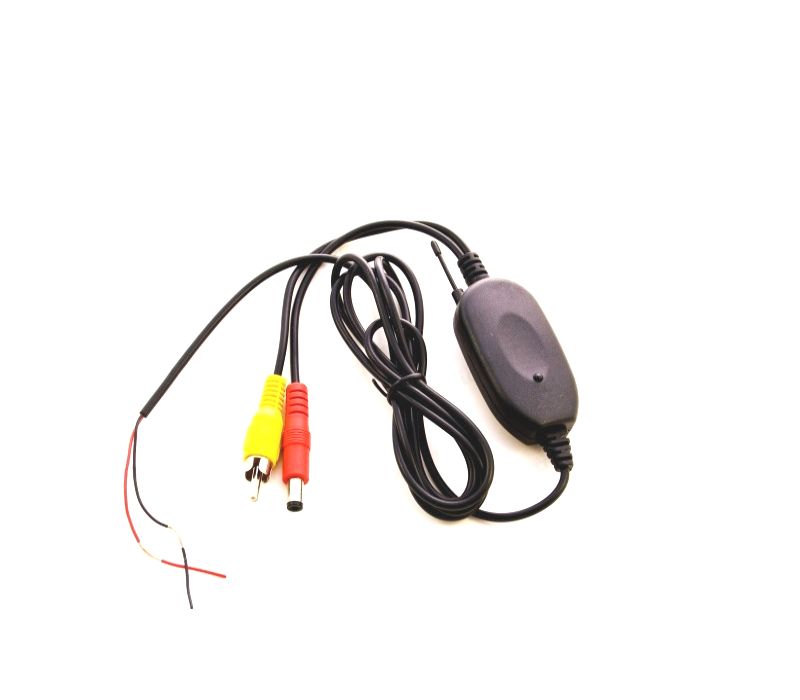 EMISOR + RECETOR WIRELESS PARA CAMARA TRASEIRA POR RCA