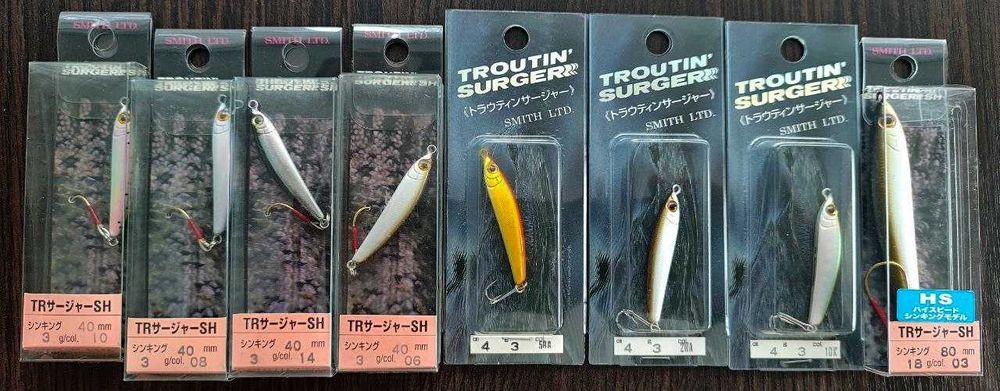Воблери та блешні Smith (Towadi,Troutin,IC Surgers,Camion,Bisen,Pure)
