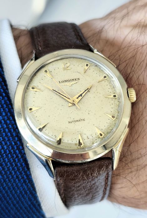 Oryginalny szwajcarski zegarek Longines z 1954 roku