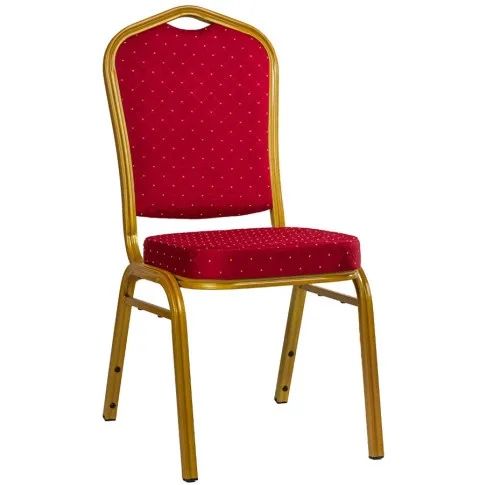 Krzesla  materialowe czerwone 1 szt