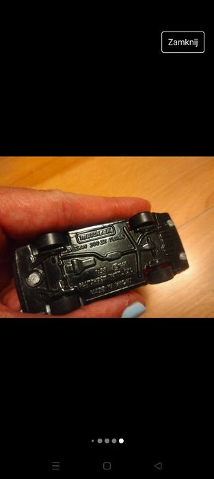 Resorak kolekcjonerski vintage Nissan 300ZXturbo Matchbox