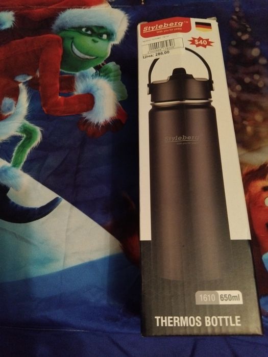 Термос 650 мл. Нержавіюча сталь. Новий