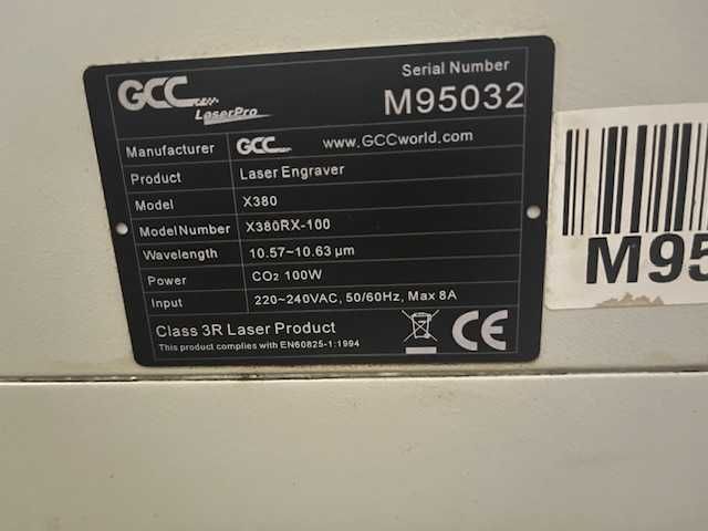 Laser Co2 X 380 tuba 100W