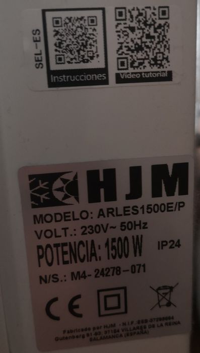 Emissor Cerâmico 1500 w HJM ARLES