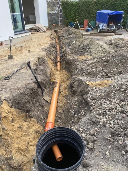 Odwodnienia budynków terenu drenaże