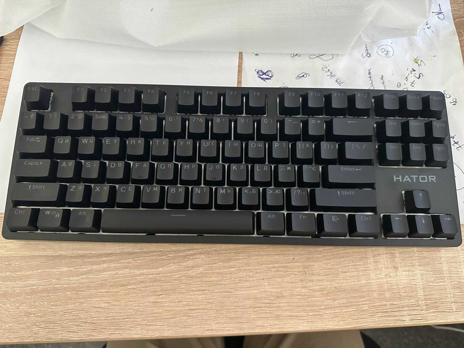 Клавиатура Hator Rockfall 2 Mecha TKL Orange Black