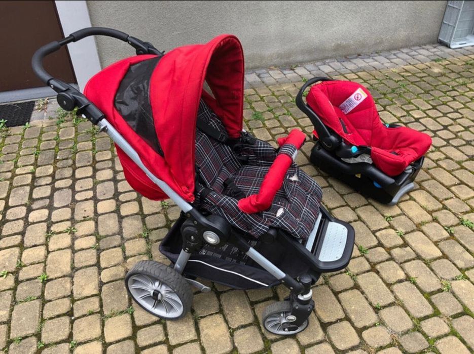 Wózek dziecięcy 3w1 TEUTONIA gondola spacerówka nosidełko