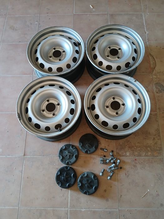 4 jantes de ferro,peugeot partner comercial(2017)