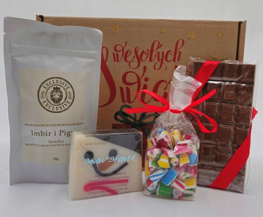 Zestaw Upominkowy, Prezent na Urodziny, Święta Słodki Relaks