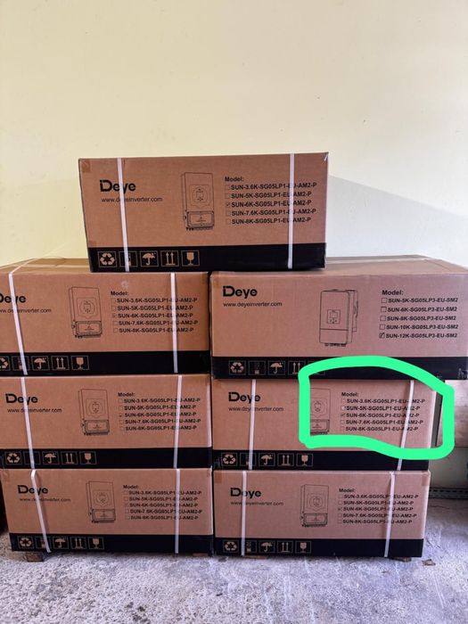 Гібрідний інвертор Deye SUN-30K-SG02-HP3-3200$ Дея 6,8,10 12 15 16 20 кВт