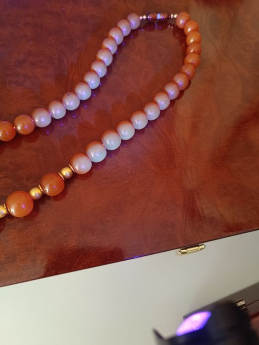 Kurtki naszyjnik z bursztynu