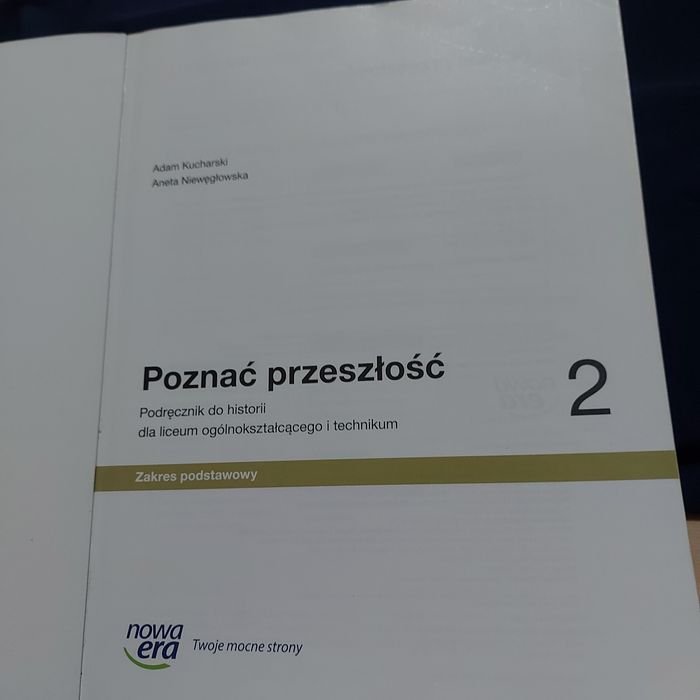 Poznać przeszłość podręcznik do historii klasa 2 lic I tech
