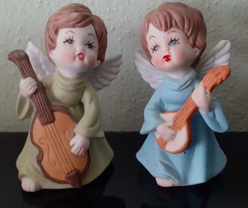 Decoração boneca anjinho de bisquit