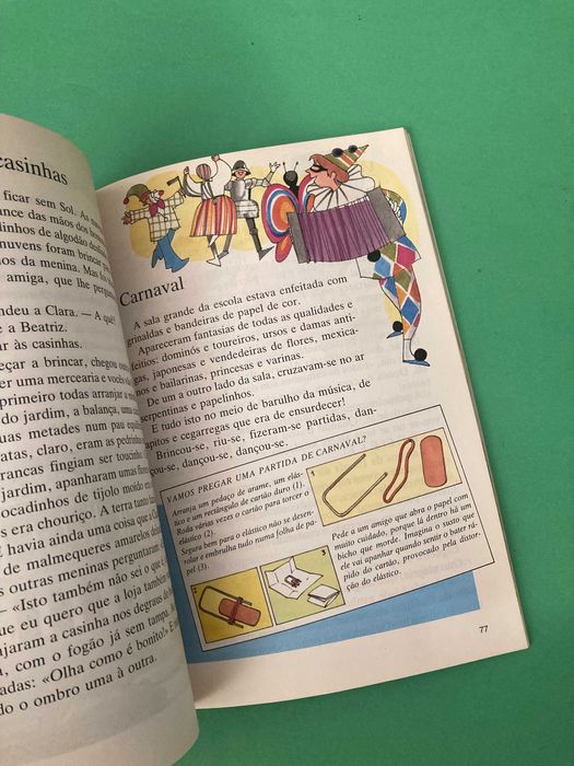 Livro Escola Primária A Dança das Letras 4ª Classe Editorial o Livro Anos 80