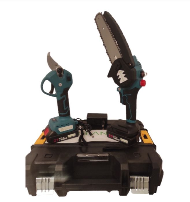 Haste telescópica / Motosserra lubrificação 
Tesoura a Bateria / 4,6,8