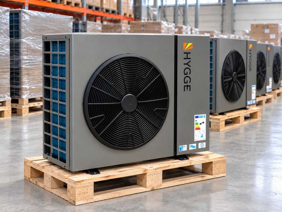 Pompa ciepła HYGGE monoblok 9 kW NOWA sprężarka Panasonic inwerter A+++