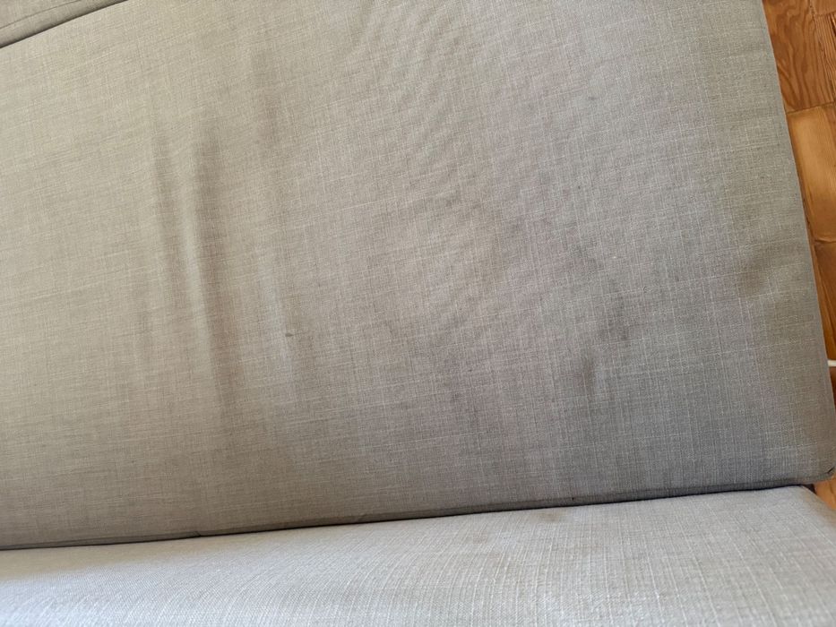 Sofá IKEA Frihethen Beige - chaise long com arrumação
