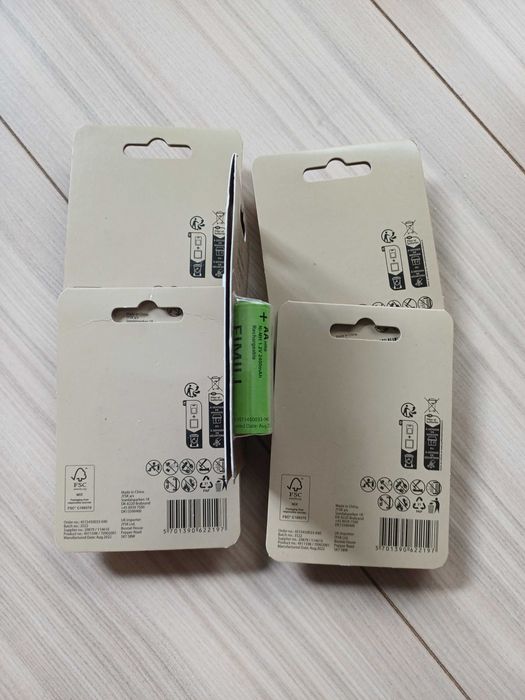 5-paczek bateri aku HR6 2400 mAh 1.2v