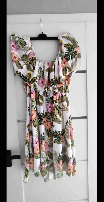 Sukienka hiszpanka przewiewna plus size 5xl 6xl 7xl