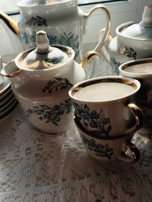 кофейный  сервиз Незабудка