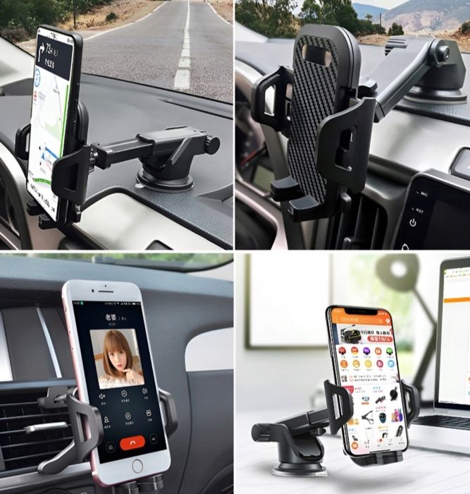 Mocny Uchwyt Samochodowy Na Telefon Na Szybę Deskę Rozdzielczą Kokpit