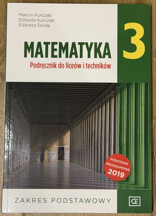 Matematyka 3 podręcznik zakres podstawowy