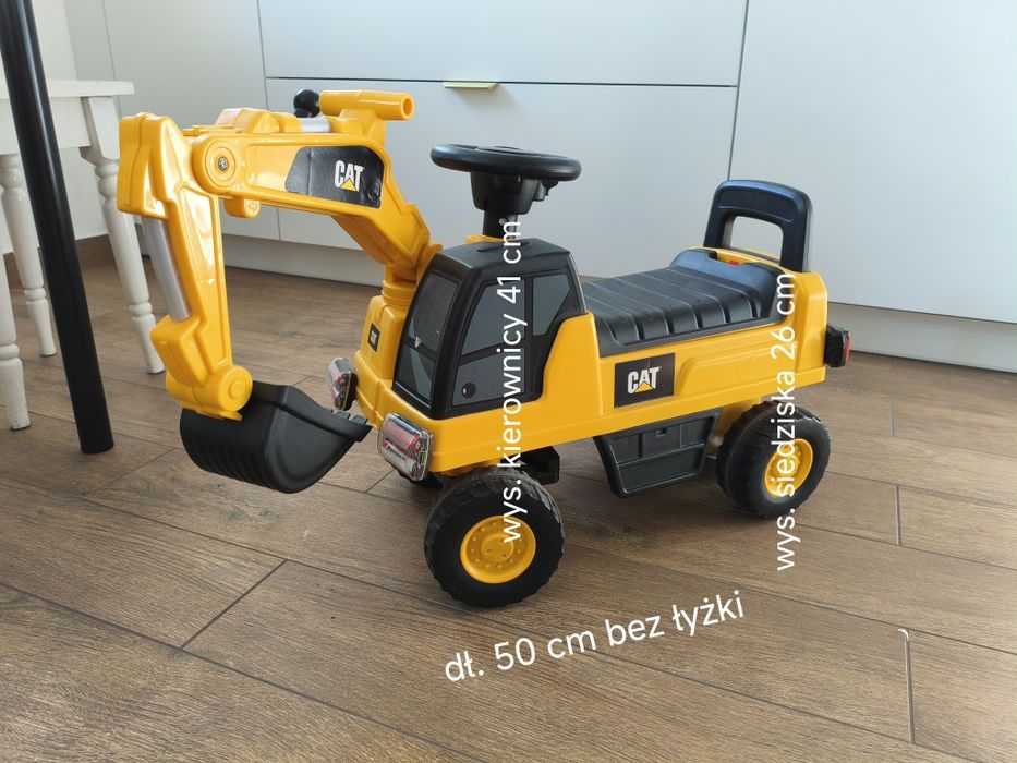 Okazja. Duży jeździk kopara CAT