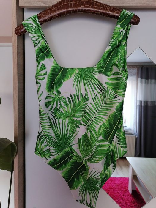 Boohoo strój kąpielowy liście L