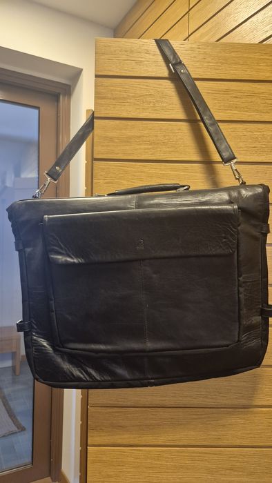 Портплед, кофр для одягу шкіряний