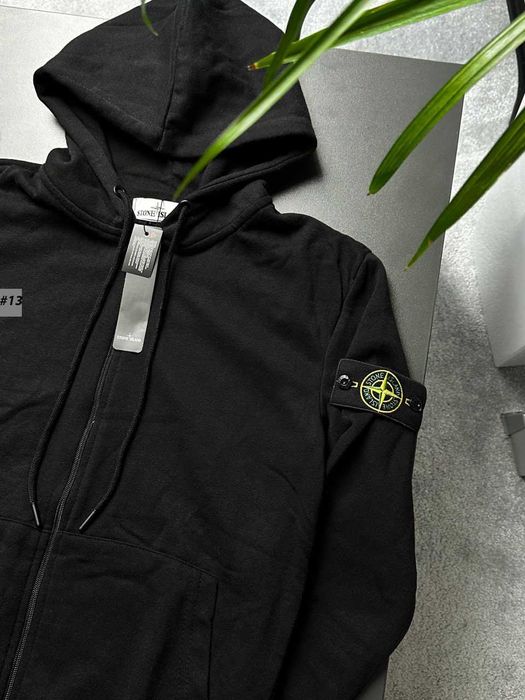 Stone Island Зип Худи Серое » Олімпійка Stone Island Сіра » XS S M L XL XXL