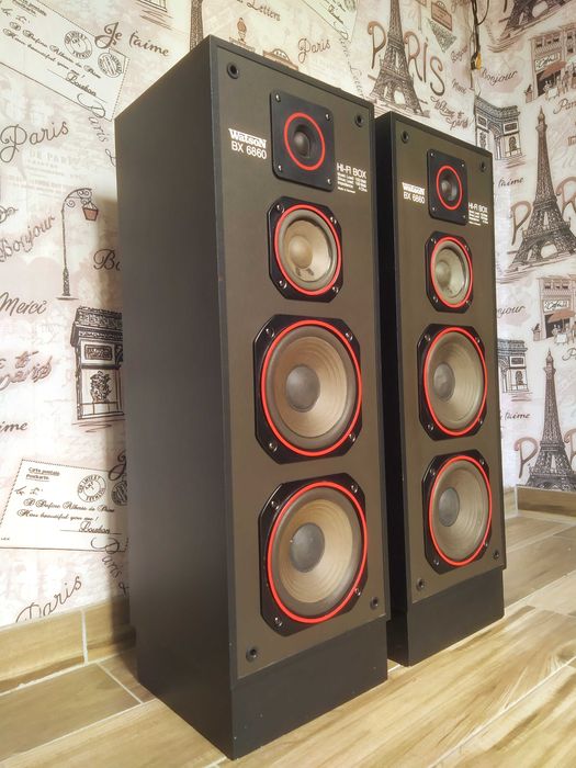 Колонки SONY 2x100Вт. Висока чутливість -32000Гц./ Шовковий ВЧ/ Hi-Fi